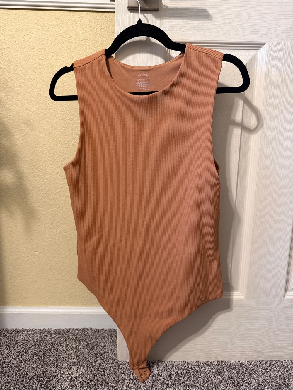 nuuds Sleeveless Ribbed Bodysuit